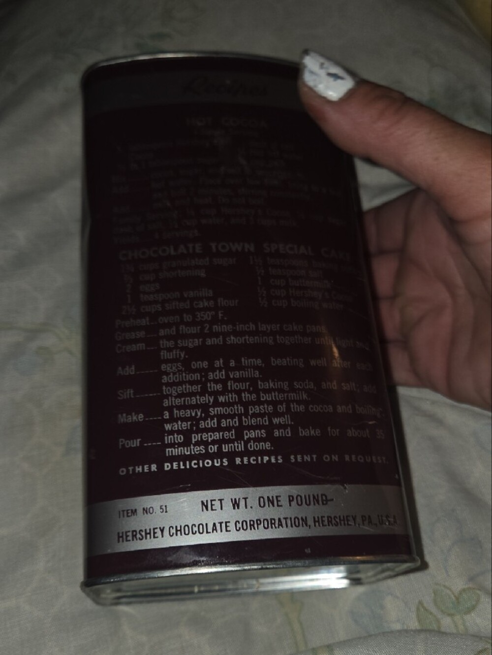Hershey's Cocoa Powder Tin - Brown - Picture 7 of 9
